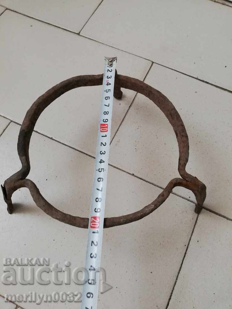 Auction Old forged sazek, wrought iron, primitive Auction Old forged sazek, wrought iron, primitive