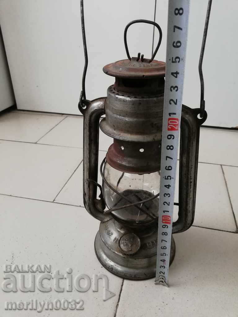 Auction Old German lantern, lamp, spotlight lamp Auction Old German lantern, lamp, spotlight lamp