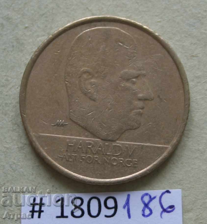 10 Kron 1995 Νορβηγία με τιμή € 1.23 | 2.41 BGN