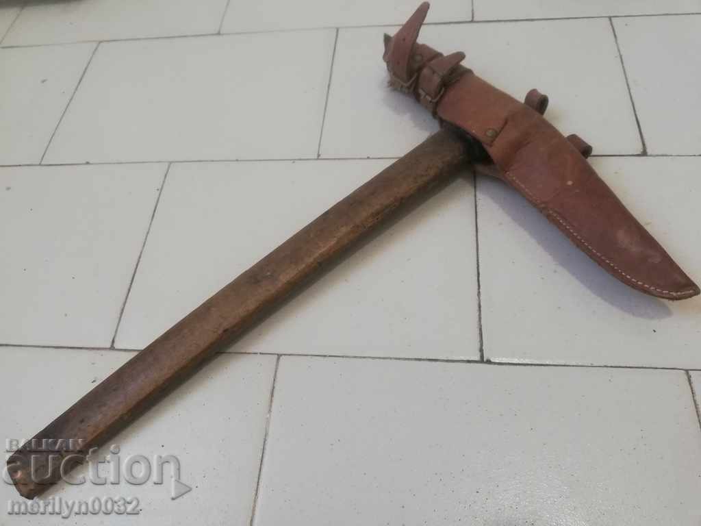 Unealtă de șanț germană târnăcop 1915 WW1 Primul Război Mondial