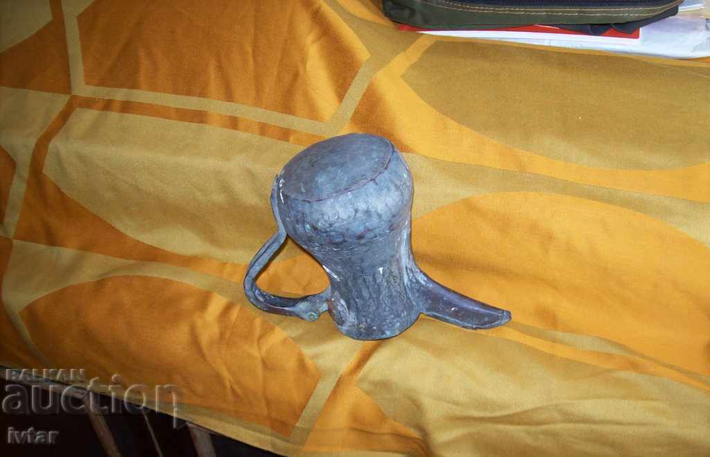 Παλιό χάλκινο/χάλκινο/τουρκικό σκεύος, τζέζβε, καφετιέρα με τιμή € 15.00 | 29.34 BGN