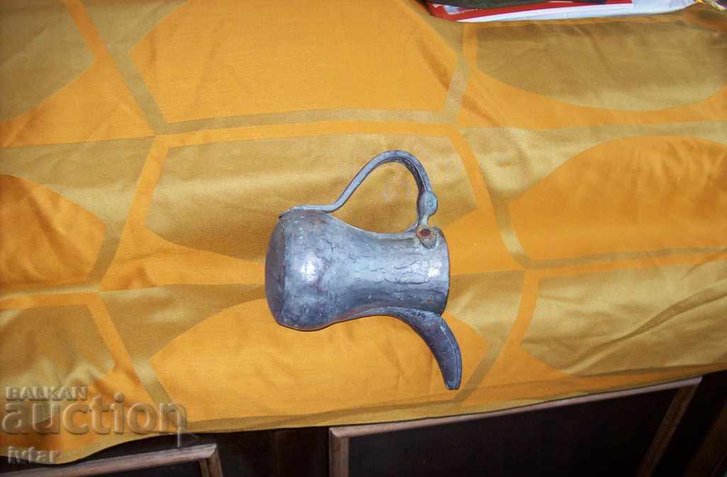 Old copper/bronze/Turkish vessel, cezve, coffee pot - 7 Old copper/bronze/Turkish vessel, cezve, coffee pot - 7