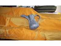 Vas turcesc vechi din cupru/aramă, ibric, cafetieră