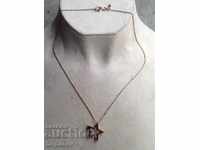 Marko Li-La-Lo Silver Necklace with Pink Gold