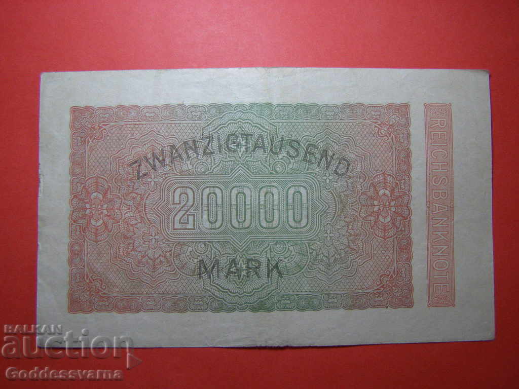 Germany Berlin 20000 Mark 1923 Pick 85b Ref A-EO 6283 with price 4.00 BGN | € 2.05 Germany Berlin 20000 Mark 1923 Pick 85b Ref A-EO 6283 with price 4.00 BGN | € 2.05