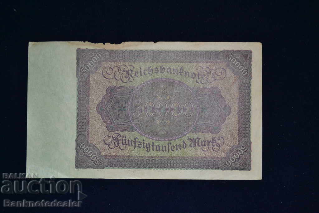 Germany 50000 Mark 1922 Pick 80 Ref 4737 with price 3.00 BGN | € 1.53 Germany 50000 Mark 1922 Pick 80 Ref 4737 with price 3.00 BGN | € 1.53