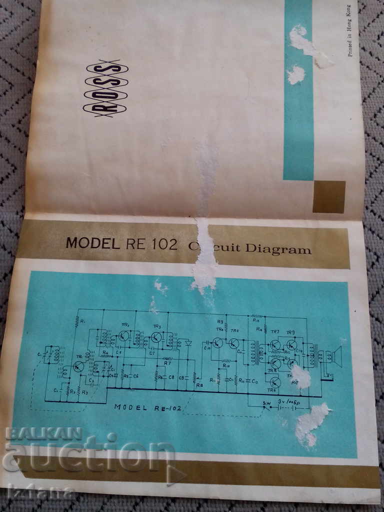 Radio Passport, ROSS RE 102 radio receiver with price 12.00 BGN | € 6.14 Radio Passport, ROSS RE 102 radio receiver with price 12.00 BGN | € 6.14