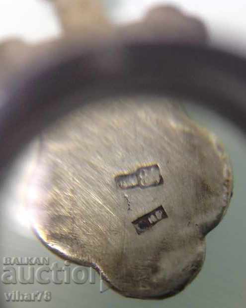 VERY BEAUTIFUL ENAMEL SILVER CROSS 19TH CENTURY Czarist Russia - 6 VERY BEAUTIFUL ENAMEL SILVER CROSS 19TH CENTURY Czarist Russia - 6