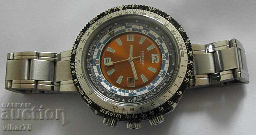 Аукцион РЯДЪК ОГРОМЕН ДАЙВЪРСКИ ЧАСОВНИК ESPERANTO Аукцион РЯДЪК ОГРОМЕН ДАЙВЪРСКИ ЧАСОВНИК ESPERANTO