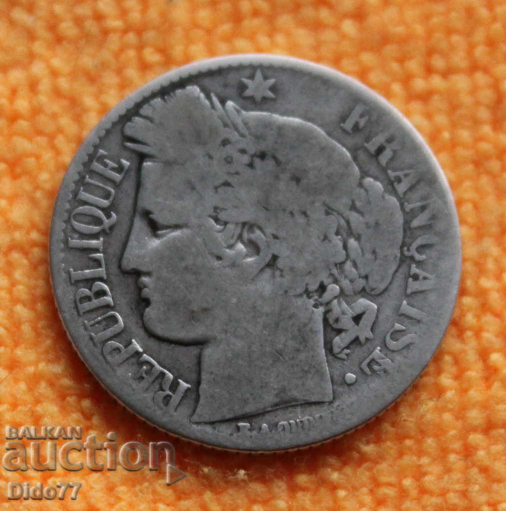 1881 г. - 1 франк Франция, сребро, TOП ЦЕНА