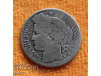 1881 г. - 1 франк Франция, сребро, TOП ЦЕНА