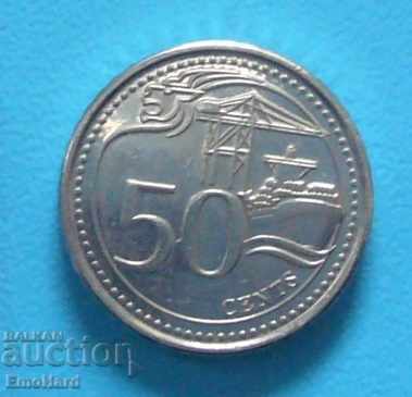 Singapore 50 cents 2014