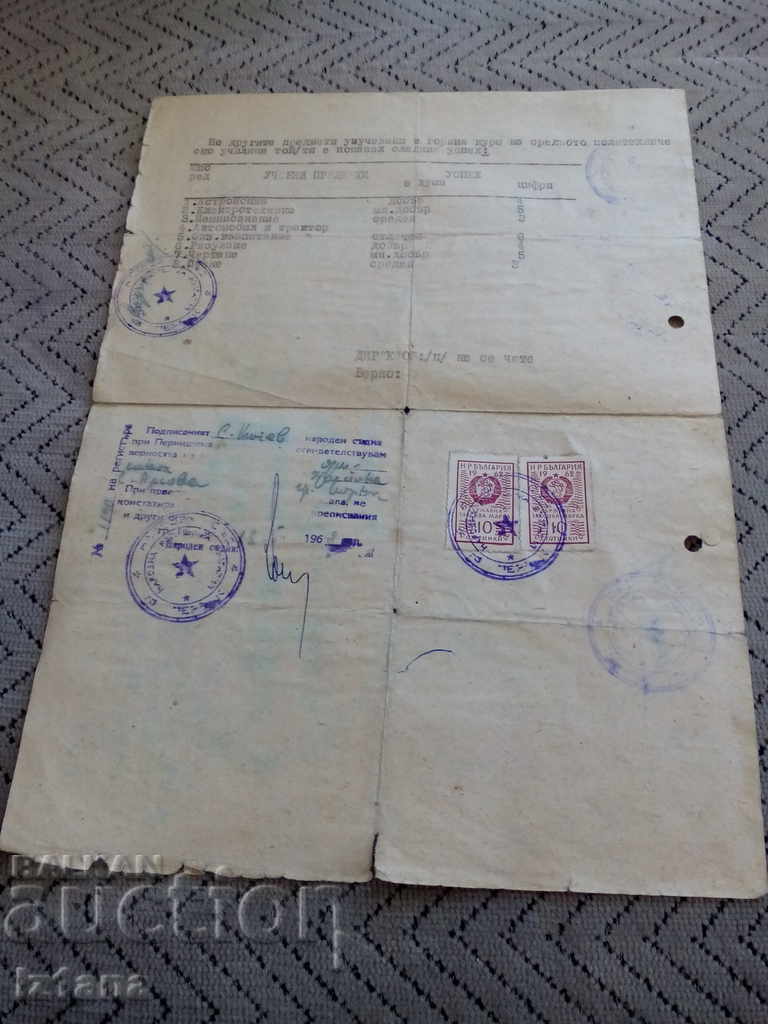 Delivery of Evidence of maturity Delivery of Evidence of maturity