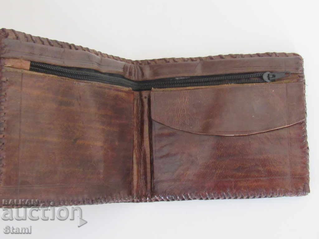 Men's crocodile leather wallet-handmade-4 - 6 Men's crocodile leather wallet-handmade-4 - 6