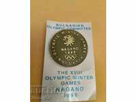 Olympic badge "Nagano" 1998