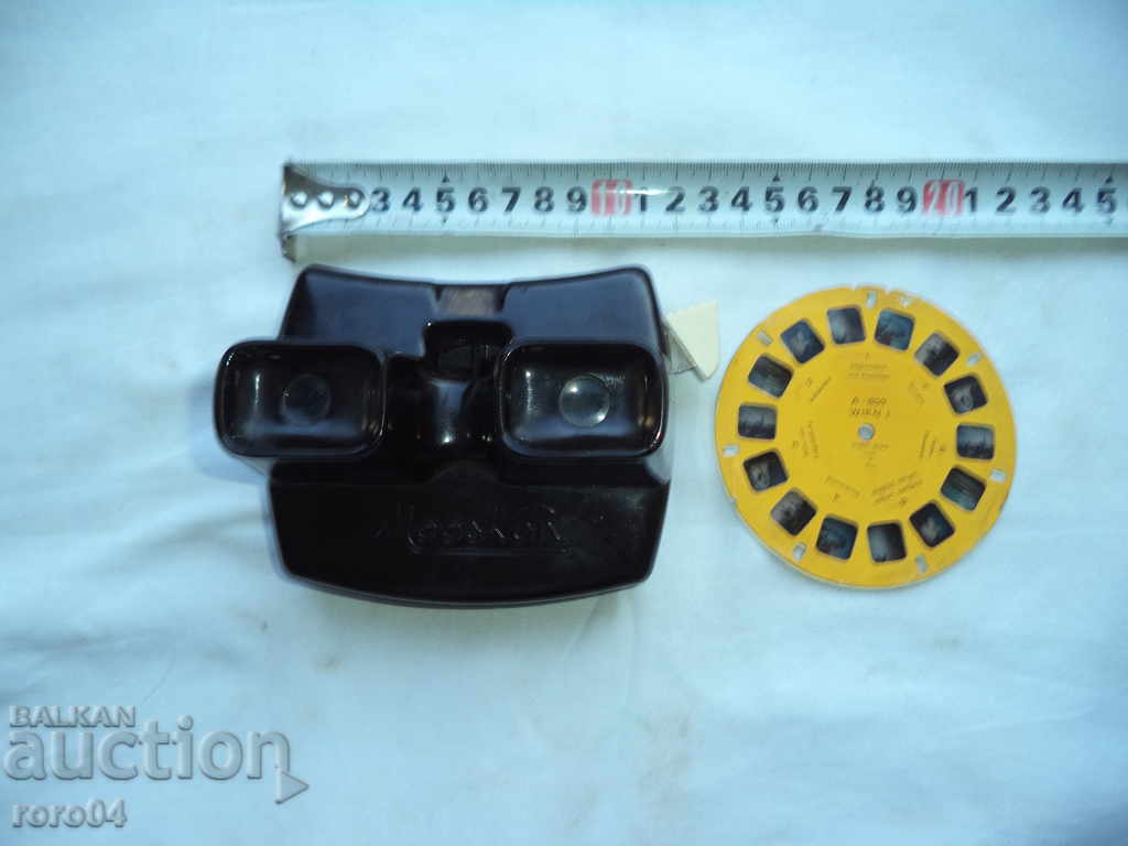 Stereoscope Meoscope Meopta Bakelite points Czech Vintage - 6