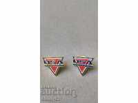 2 pcs Usa badges