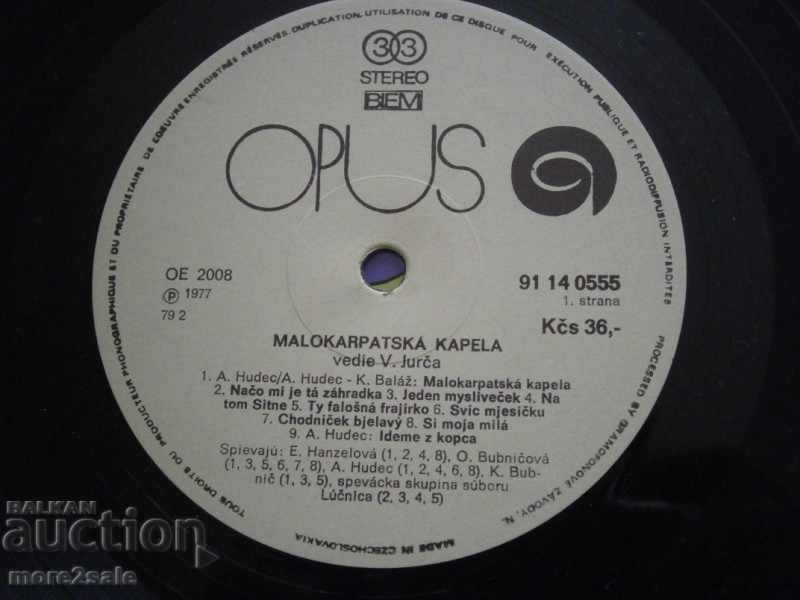 Delivery of MALOKARPATSKA KAPELA - OPUS - BIG PLATE