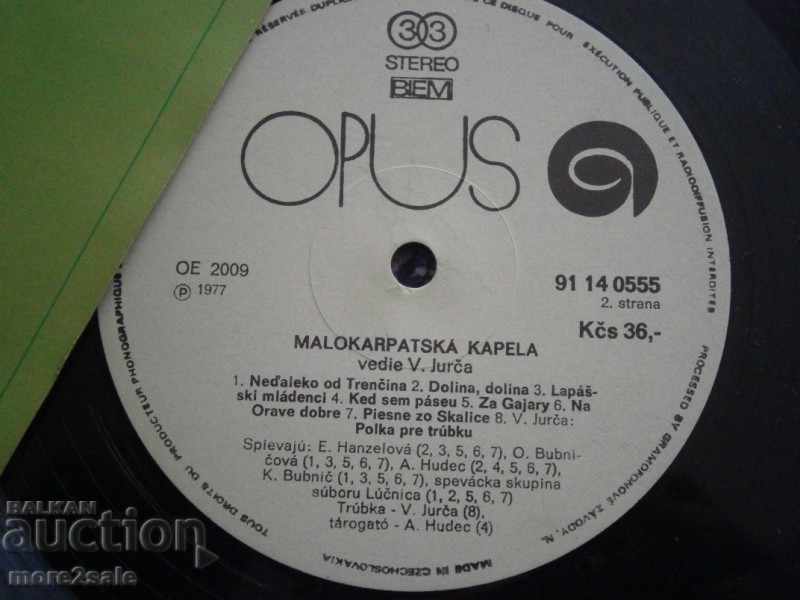 MALOKARPATSKA KAPELA - OPUS - BIG PLATE - 5