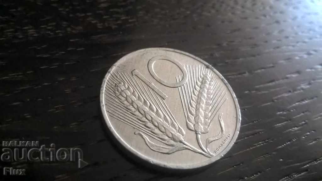 Monede - Italia - 10 liras | 1979.