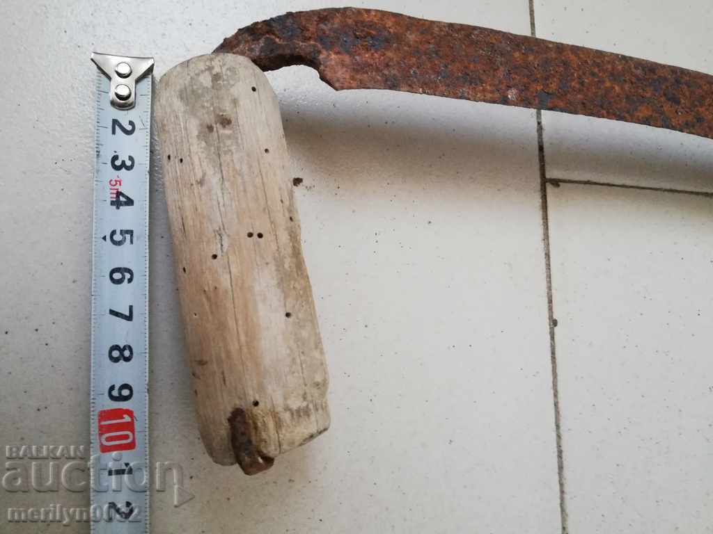 Delivery of Old hand wrought iron tool Delivery of Old hand wrought iron tool