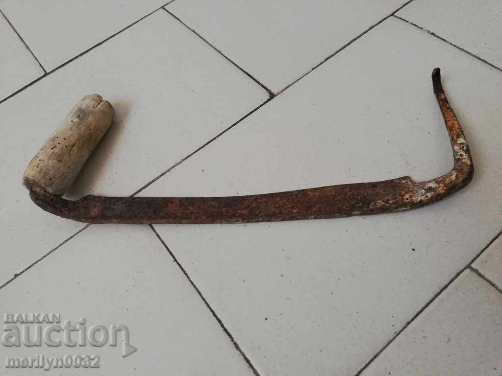 Old hand wrought iron tool - 5 Old hand wrought iron tool - 5