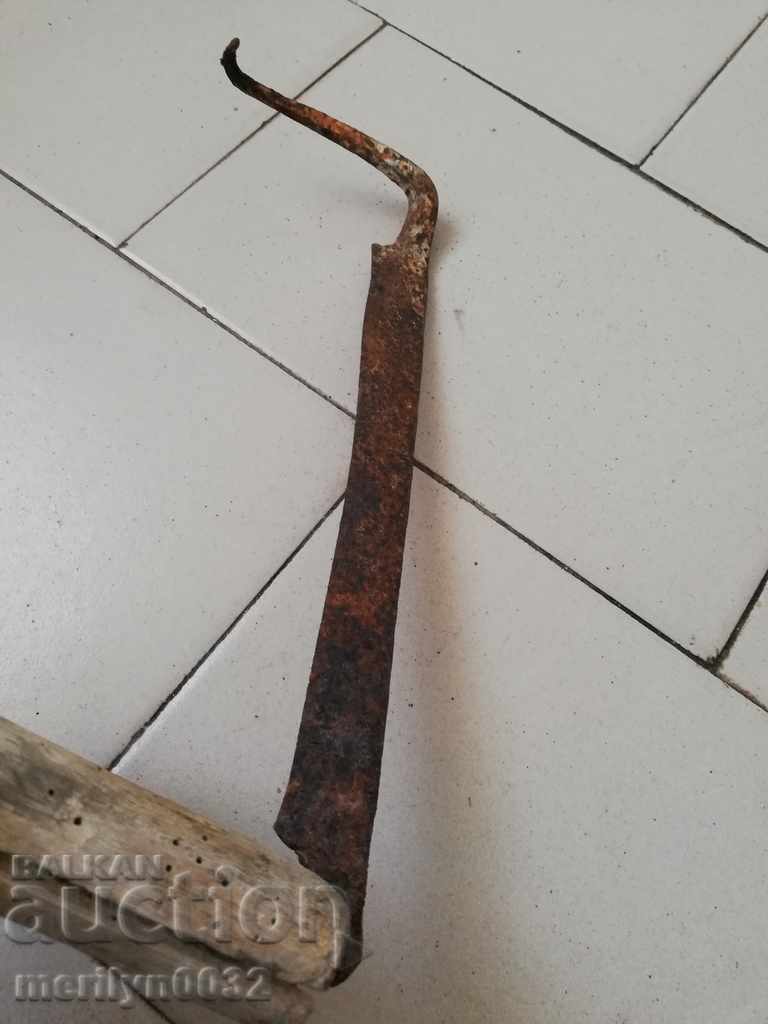 Old hand wrought iron tool - 7 Old hand wrought iron tool - 7