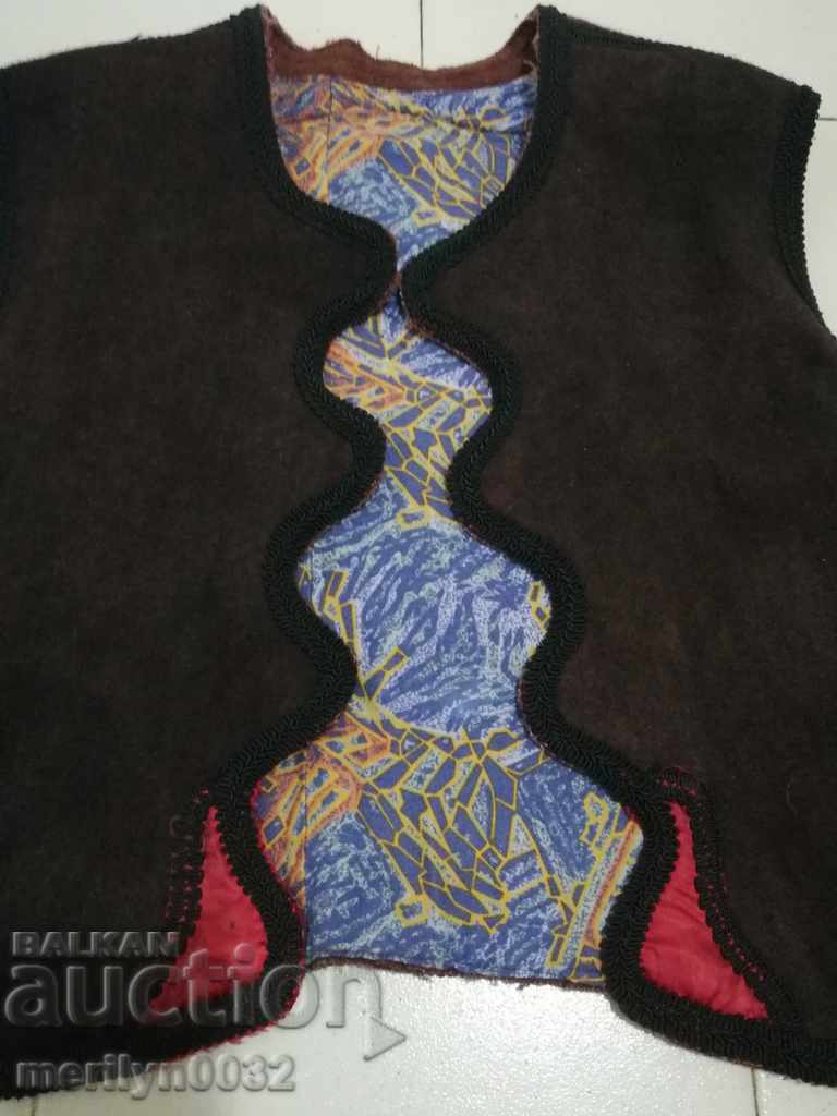 Old embroidered costume bodice, embroidery bodice waistcoat - 5 Old embroidered costume bodice, embroidery bodice waistcoat - 5