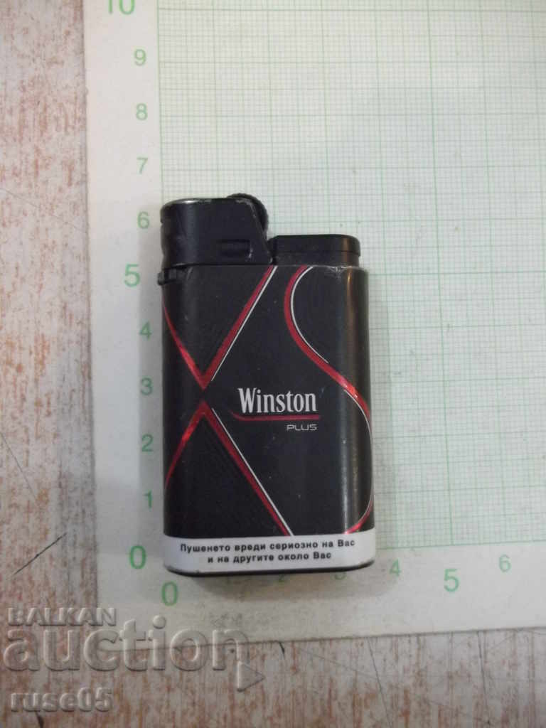 Lighter "Winston" gas with soft flame working
