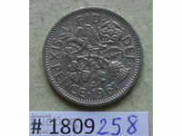 6 pence 1961 United Kingdom