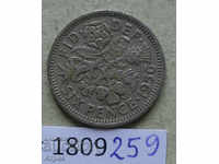 6 pence 1956 United Kingdom