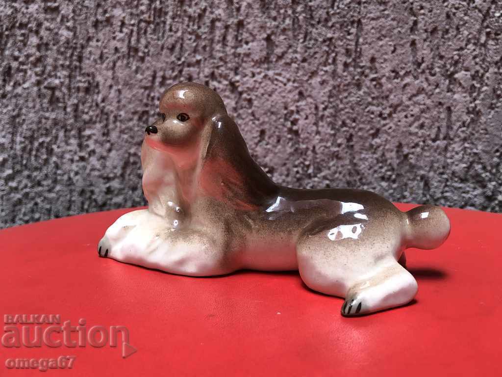 Porcelain figure of dog / Poodle with price 66.00 BGN | € 33.75