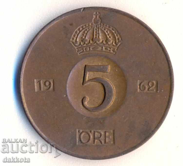 Швеция 5 йоре 1962 година