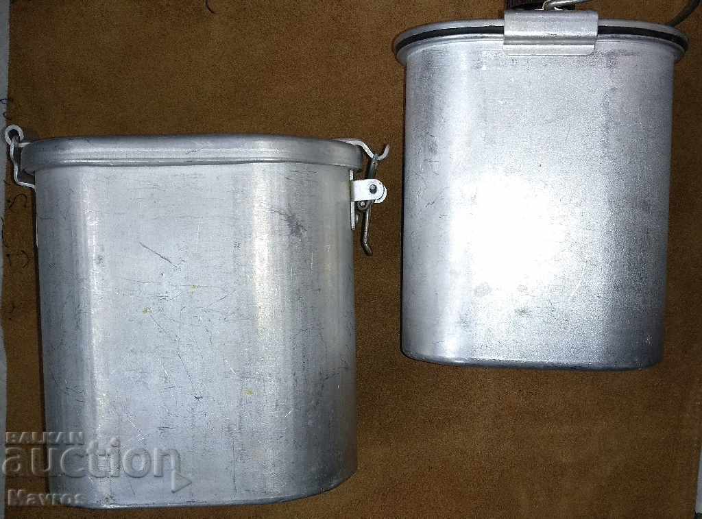 2бр. войнишки канчета от танковите войски на СССР и Германия с цена 84.00 лв. | € 42.95 2бр. войнишки канчета от танковите войски на СССР и Германия с цена 84.00 лв. | € 42.95