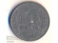 Холандия 10 цента 1941 година