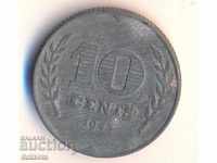 Холандия 10 цента 1943 година