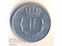 Люксембург 1 франк 1978 година