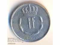 Люксембург 1 франк 1980 година