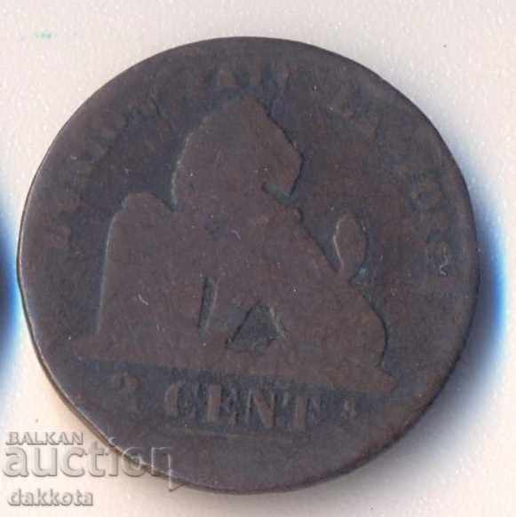 Βέλγιο 2 centimes 1836 με τιμή 3.95 BGN | € 2.02 Βέλγιο 2 centimes 1836 με τιμή 3.95 BGN | € 2.02
