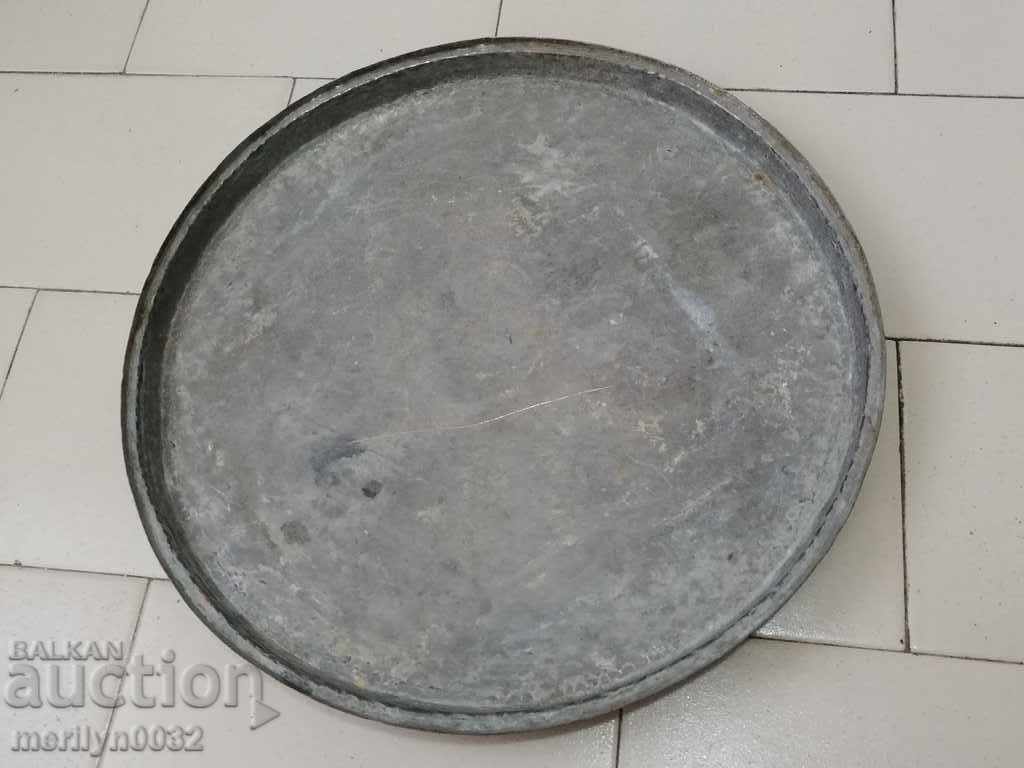 Old copper tray 1888 sahan, bakery tray tray - 5 Old copper tray 1888 sahan, bakery tray tray - 5