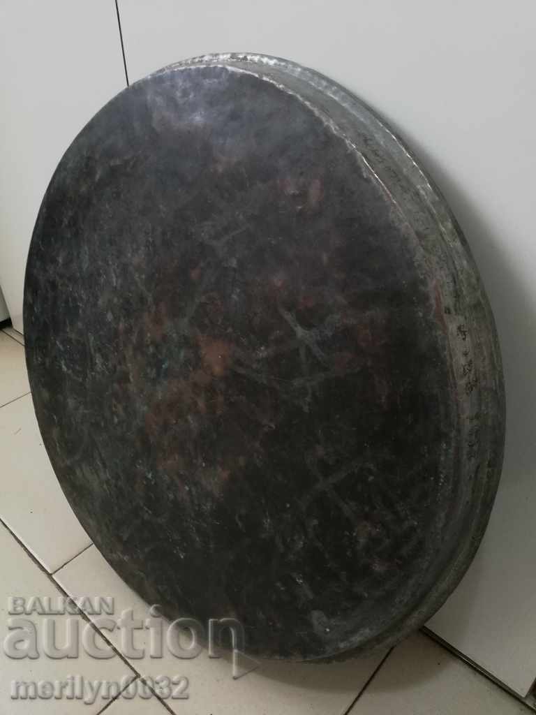 Old copper tray 1888 sahan, bakery tray tray - 6 Old copper tray 1888 sahan, bakery tray tray - 6