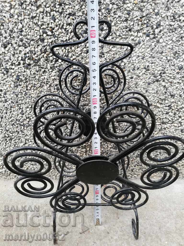 Auction Stand for newspapers and magazines forged iron lace of metal Auction Stand for newspapers and magazines forged iron lace of metal