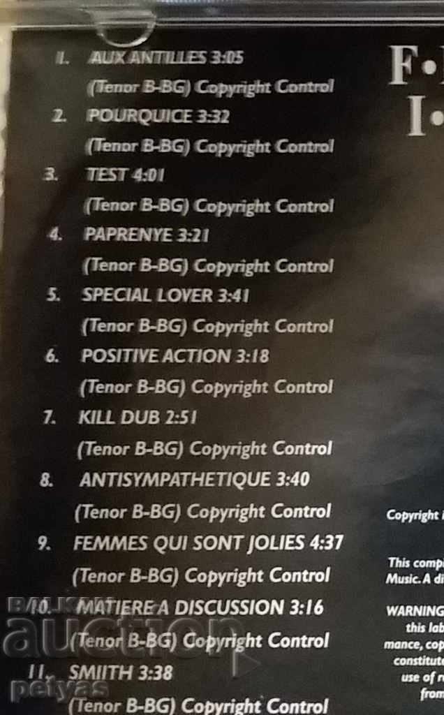 Auction FRENCH INDIES - MUSIC Auction FRENCH INDIES - MUSIC