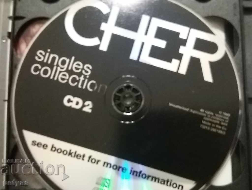 Auction CD - CHER 'SINGLES COLLECTION' 2CD - MUSIC Auction CD - CHER 'SINGLES COLLECTION' 2CD - MUSIC