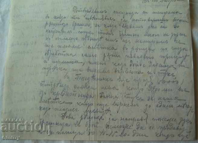Auction  Letter Letter House International Transport Lazov Dupnitsa 1921