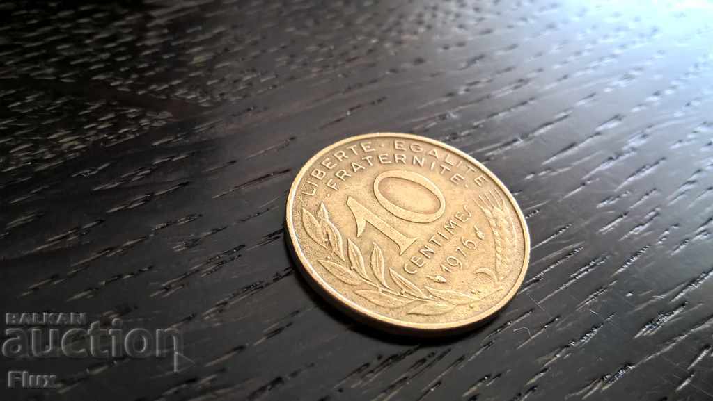 Coin - France - 10 cents 1974