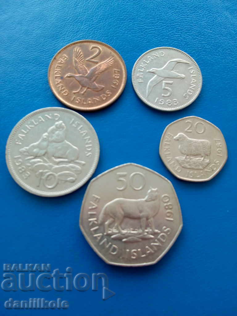 *$*Y*$* LOT COINS FALKLAND ISLANDS - ELIZABETH II *$*Y*$* with price 29.00 BGN | € 14.83 *$*Y*$* LOT COINS FALKLAND ISLANDS - ELIZABETH II *$*Y*$* with price 29.00 BGN | € 14.83