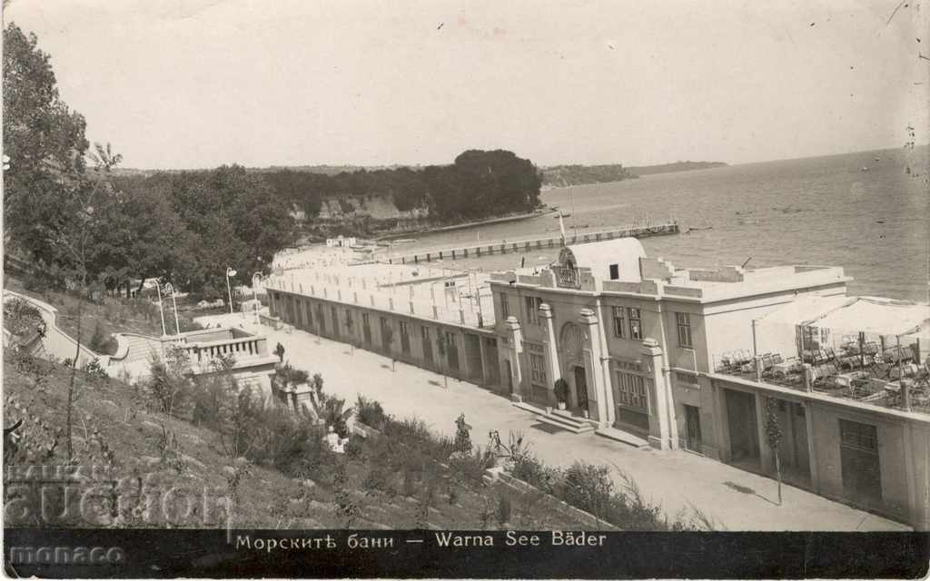 Old postcard - Varna, Sea Baths Old postcard - Varna, Sea Baths