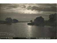 Old postcard - Varna, Sunset