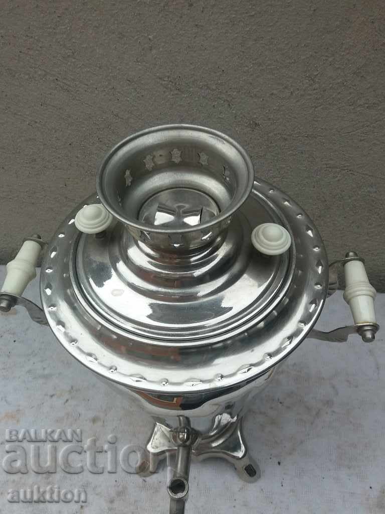 WORKING LARGE RUSSIAN SAMOBAR, 3 LITERS with price 39.99 BGN | € 20.45 WORKING LARGE RUSSIAN SAMOBAR, 3 LITERS with price 39.99 BGN | € 20.45